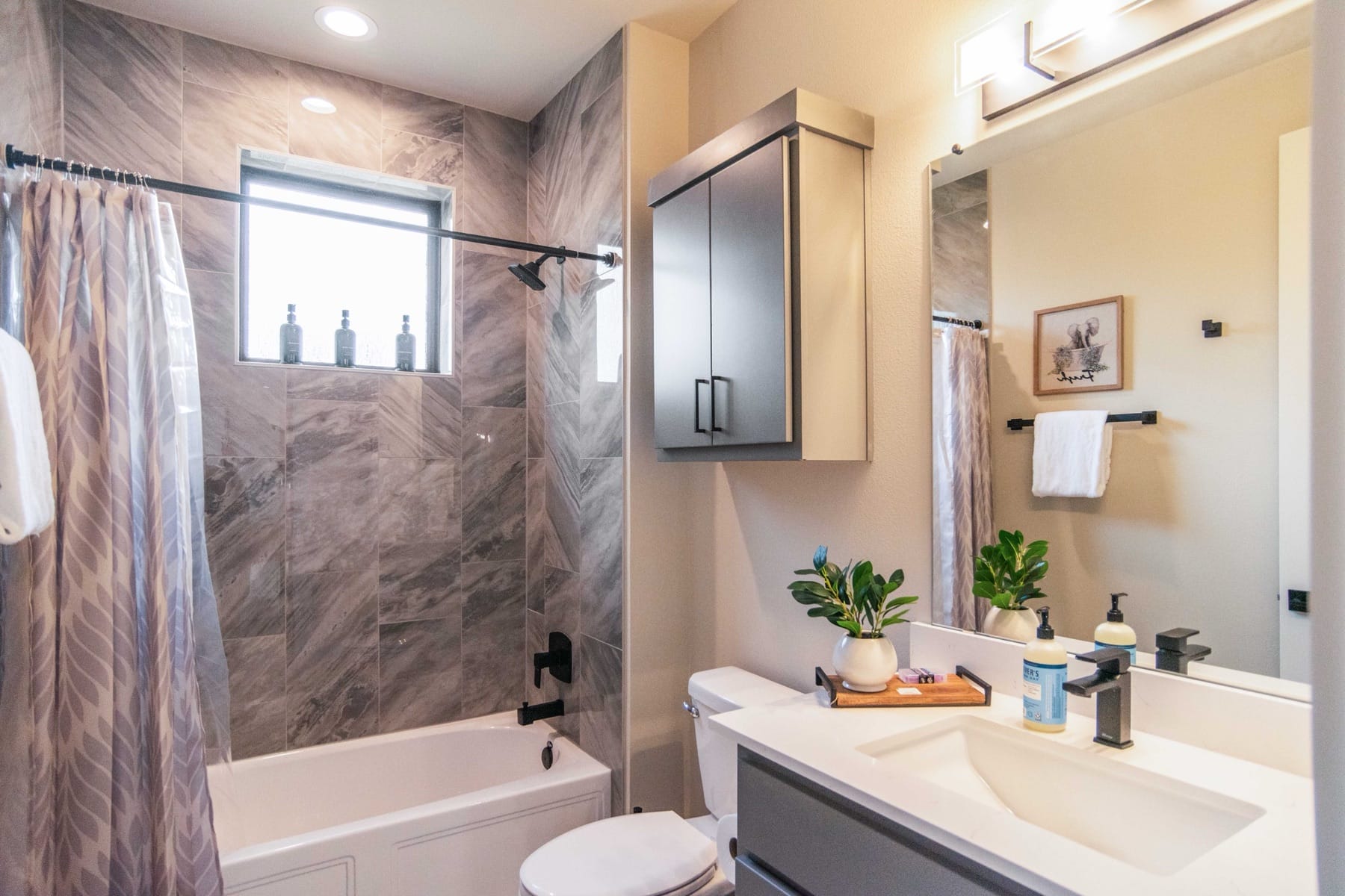 Staged interior, professional photography