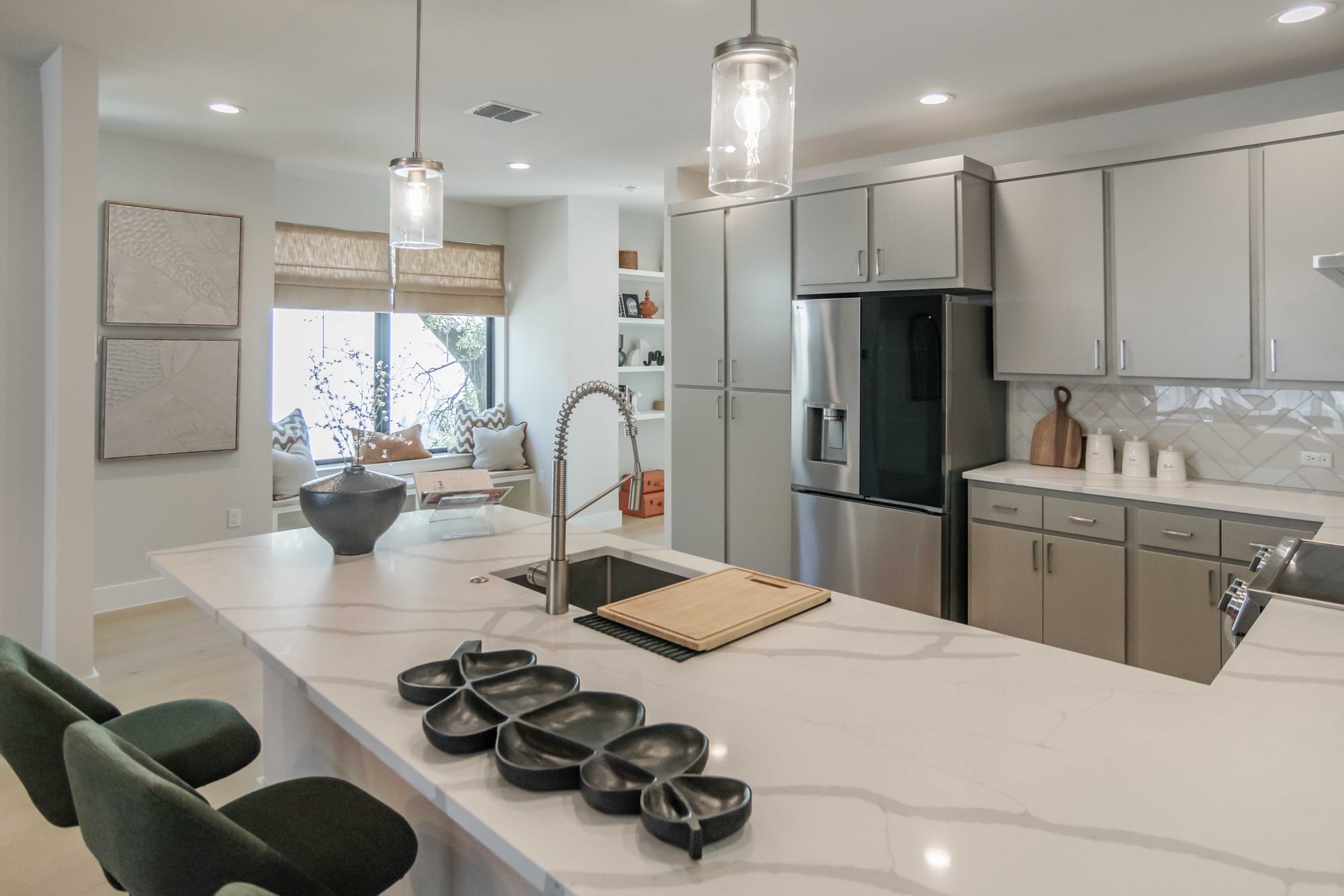 Staged interior, professional photography