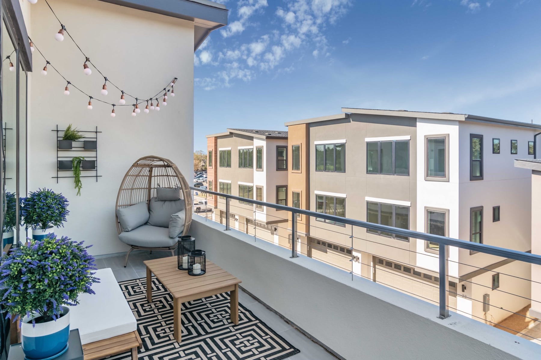 Staged interior, professional photography