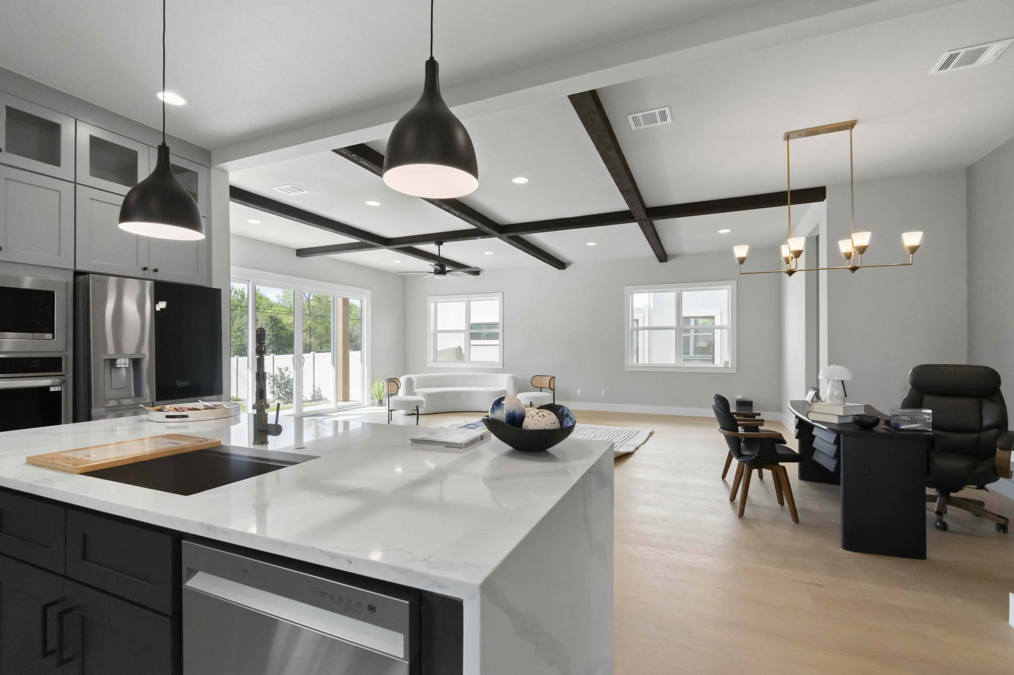 Kitchen and great room